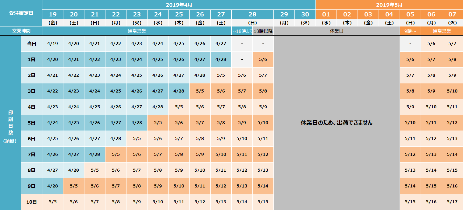 ゴールデンウィークの営業について_2019