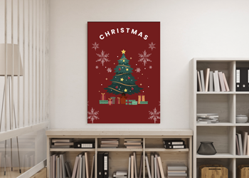 クリスマスツリーポスター