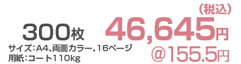 中綴じカレンダー価格