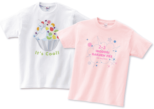 フルカラーTシャツ（インクジェットプリント）