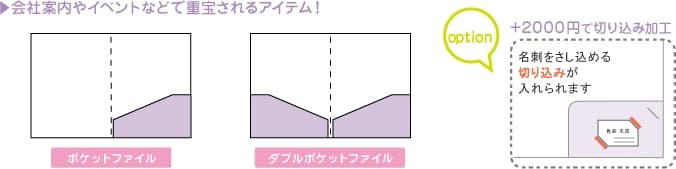 会社案内やイベントなどで重宝されるアイテム！