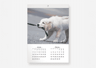 B3縦型・タンザック製本カレンダー